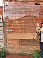 glazen deur, Doe-het-zelf en Bouw, Deuren en Vliegenramen, Gebruikt, 200 tot 215 cm, Ophalen, 100 tot 120 cm