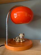 Glazen oranje bollamp, Ophalen of Verzenden, Zo goed als nieuw, Glas