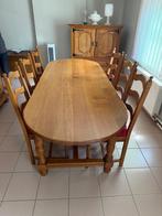 salle à manger en chêne, Ophalen, Zo goed als nieuw, Chateau, 6 tot 8 stoelen