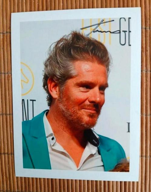 Gesigneerde foto van Tom Vermeir., Verzamelen, Muziek, Artiesten en Beroemdheden, Nieuw, Verzenden