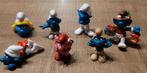 De Smurfen: 7 verschillende figuurtjes, Verzamelen, Stripfiguren, Ophalen of Verzenden, Smurfen, Gebruikt, Beeldje of Figuurtje