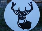 Tête de cerf sculpture en métal chasse trophé wall arts, Huis en Inrichting, Ophalen of Verzenden, Nieuw