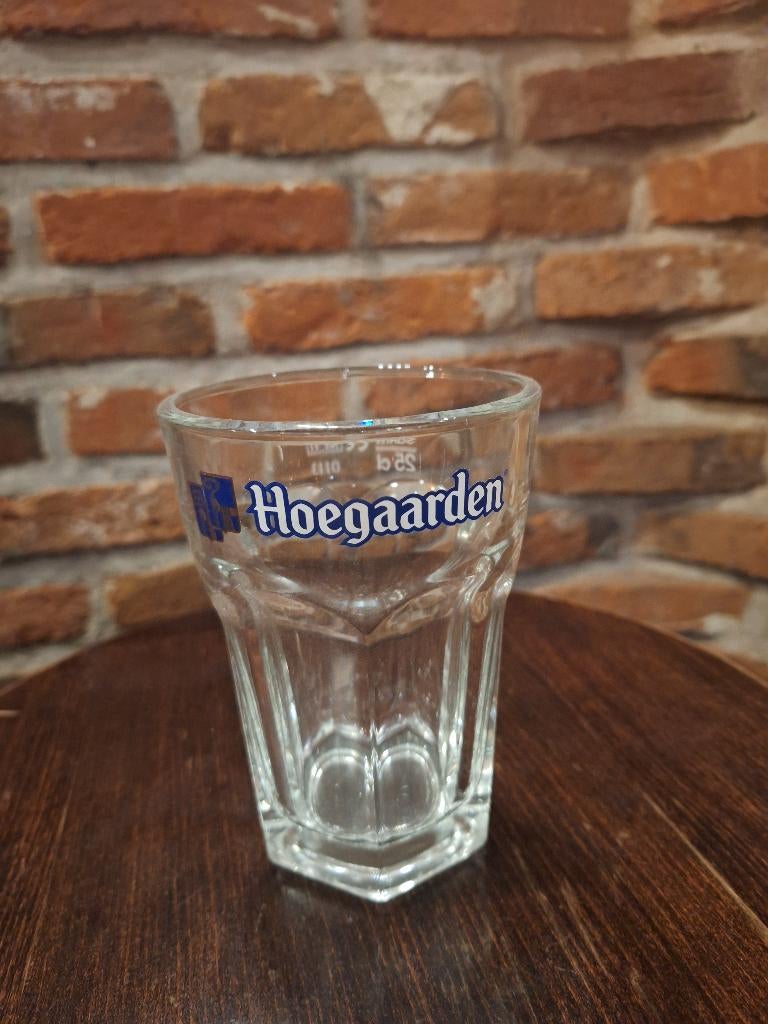 Origineel Hoegaarden bierglas - 25cl, Collections, Marques de bière, Comme neuf, Verre ou Verres, Autres marques, Enlèvement