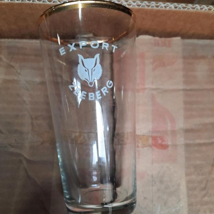 Zeeberg en Roman glazen , als nieuw. Gouden rand ! Export !, Verzamelen, Glas en Drinkglazen, Zo goed als nieuw, Ophalen of Verzenden