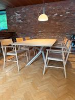 Ethnicraft Mikado Eettafel - Eiken 240cm, Huis en Inrichting, Tafels | Eettafels, Ophalen, Zo goed als nieuw, Rechthoekig