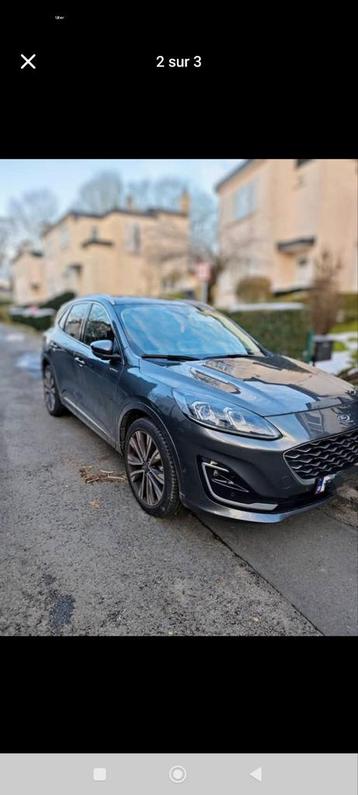 Ford Kuga Vignale 2024.  23000 km Neuf., Argent ou Gris, Achat, Boîte manuelle, Noir