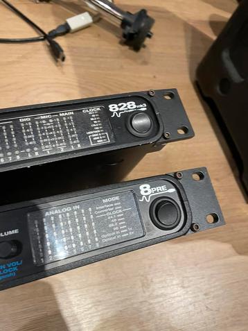 Motu 828 MK3 en 8pre beschikbaar voor biedingen