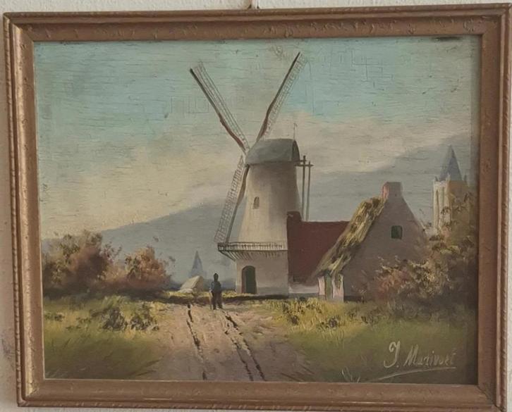 Peinture de l'artiste J.Marivoet, Antiquités & Art, Art | Peinture | Classique, Enlèvement ou Envoi