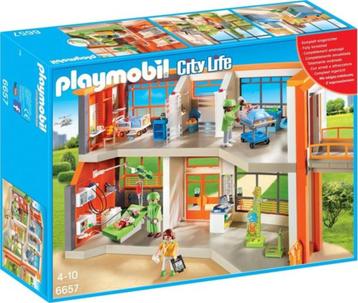Playmobil City Life 6657 Compleet ingericht kinderziekenhuis