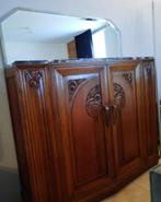 ARTDECO KAST MET NATUURSTENEN BLAD, Antiek en Kunst, Antiek | Meubels | Kasten, Ophalen