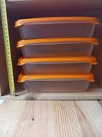 4 BOITES DE SURGELATION NEUVES DE 1,3 LITRES, Enlèvement, Neuf, Orange, Boîte