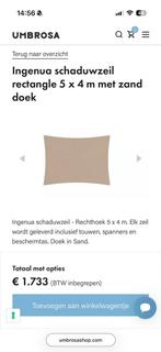 Umbrosa Ingenua schaduwdoek, Ophalen, Zo goed als nieuw