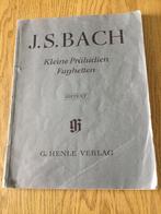 Musique de J.S. Bach, G. Henle Verlag, 1959, Artiste ou Compositeur, Utilisé, Enlèvement ou Envoi