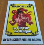 Way Of The Dragon - Bruce Lee - affiche du film belge, Collections, Posters & Affiches, Enlèvement ou Envoi, Comme neuf, Cinéma et TV