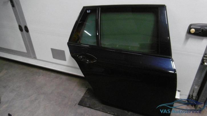 Portier rechtsachter BMW 5-serie combi  F11  Carbonzwartmeta, Auto-onderdelen, Carrosserie, Deur, BMW, Gebruikt, Herkomst onderdeel bekend