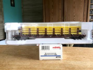 MARKLIN 47713 DB WAGON PLAT Snps AVEC CHARGE LOURDE HO  beschikbaar voor biedingen