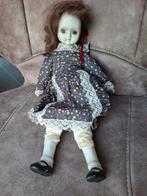 Antieke pop met van porselein en stof, Antiek en Kunst, Ophalen