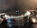 Casserole inox AMC, Huis en Inrichting, Ophalen, Gebruikt, Inox, Kookpan of Snelkookpan