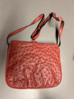 Struisvogel lederen handtas en portomonnees, Handtassen en Accessoires, Ophalen, Nieuw