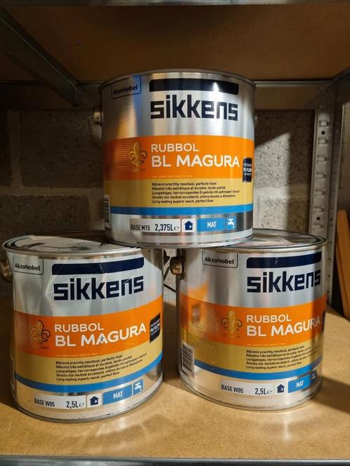 3 stuks rubbol bl magura Lakken sikkens, Doe-het-zelf en Bouw, Verf, Beits en Lak, Nieuw, Ophalen of Verzenden