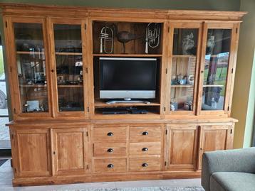 Zeer mooie bibliotheek kast in echt teak hout.(3,02mB), Huis en Inrichting, Ophalen, Zo goed als nieuw