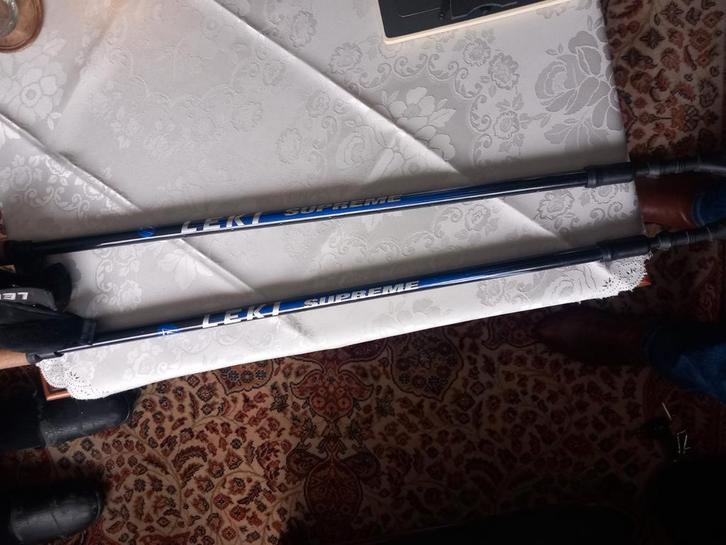 Nordic walking stokken van LEKI, Sport en Fitness, Bergsport en Wandelen, Zo goed als nieuw, Ophalen of Verzenden