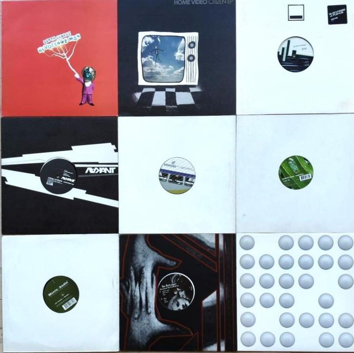 Lot van 9  HOUSE/MINIMAL/IDM  vinyl maxi singles uit 2004, Cd's en Dvd's, Vinyl | Dance en House, Gebruikt, Techno of Trance, 12 inch