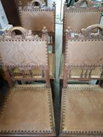 6 antieke stoelen met stoffen zitting, Antiek en Kunst, Ophalen of Verzenden