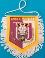RSC Anderlecht 1980s unieke vintage vaandel  vintage cadeau, Verzenden, Zo goed als nieuw, Vaantje of Sjaal