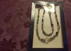 (25)- 1 collier fantaisie de perles grises -neuf- esmara -, Handtassen en Accessoires, Kettingen, Ophalen of Verzenden, Nieuw