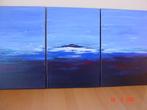 Triptiek - Modern schilderij - Peninsula de Valdes, Antiek en Kunst, Ophalen