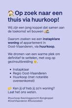 Jong koppel zoekt instapklare woning via huurkoopJong koppel