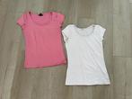 T-shirts H&M - roze, Kleding | Dames, T-shirts, Ophalen, H&M, Zo goed als nieuw, Korte mouw