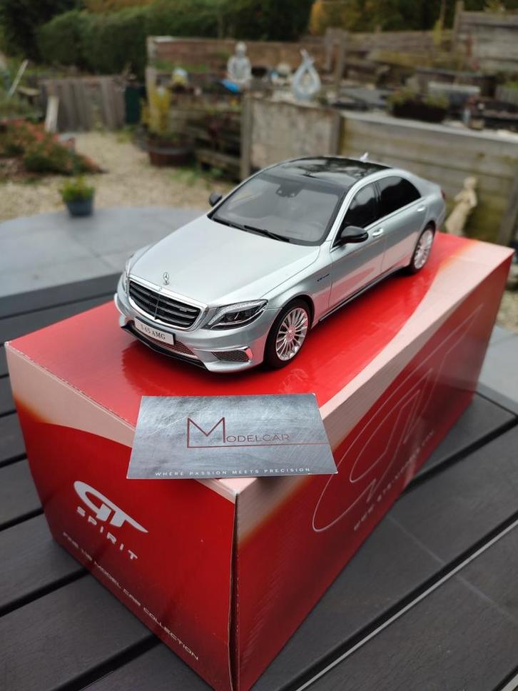 Mercedes S65 AMG 1/18 GT Spirit, Hobby en Vrije tijd, Modelauto's | 1:18, Zo goed als nieuw, Auto, Overige merken, Ophalen of Verzenden
