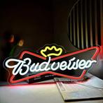 Budweiser LED neon lichtreclame, Verzamelen, Ophalen of Verzenden, Nieuw, Lichtbak of (neon) lamp