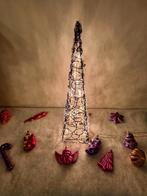 Verlichte acryl kerst piramide, Diversen, Kerst, Ophalen of Verzenden, Gebruikt