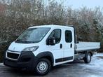 Peugeot Boxer 2.2 BlueHDi L4 BENNE+7 PLACES+DOUBLE CABINE+AI, Stof, Gebruikt, 4 cilinders, Bedrijf