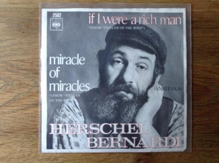 single herschel bernardi, Cd's en Dvd's, Vinyl Singles, Single, Filmmuziek en Soundtracks, 7 inch, Ophalen of Verzenden