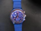 SWATCH IRONY horloge   patented 4 jewels Water resistant, Handtassen en Accessoires, Verzenden, Gebruikt, Blauw