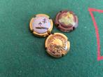 Lotje van 3 oudere mooie Champagne capsules, Ophalen of Verzenden