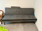 Slaapbank, Ophalen, Zo goed als nieuw, Grijs, 190 cm of minder