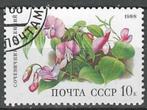 Rusland 1988 - Yvert 5530 - Voorjaarslathyrus (ST), Verzenden, Gestempeld