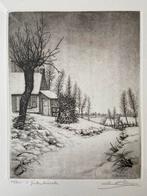 Ets: t geitenhoeveke van Em De Cooman, Antiek en Kunst, Ophalen