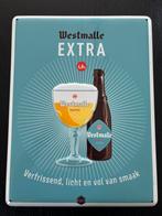 Metalen bord Westmalle EXTRA, Verzamelen, Ophalen, Zo goed als nieuw