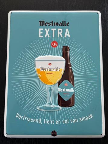 Metalen bord Westmalle EXTRA beschikbaar voor biedingen