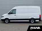 Volkswagen Crafter 35 2.0 3.180 L3H3 RWD 180pk Airco Camera, Auto's, Bestelwagens en Lichte vracht, Gebruikt, Zwart, 4 cilinders