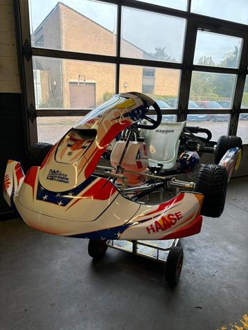 Haase kart ROLLEND chassis ⚠️TERUIL TEGEN NETTE OTK ⚠️ disponible aux enchères