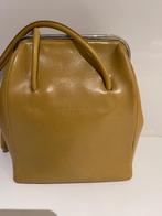Lederen MUXART handtas, Handtassen en Accessoires, Tassen | Damestassen, Ophalen of Verzenden, Gebruikt, Geel, Handtas