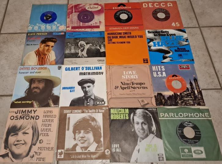 lot van 13 singles, Cd's en Dvd's, Vinyl Singles, Gebruikt, Single, Pop, 7 inch, Ophalen of Verzenden