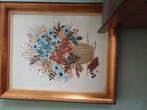 Geborduurde vaas met bloemen, Ophalen